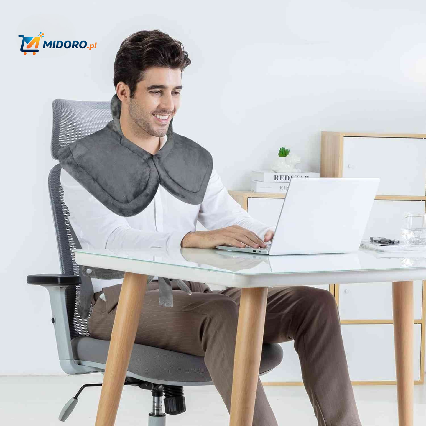 Thermowrap™ Szalik | Ciepło, Relaksacja Szyi i Ramion, Auto-Stop