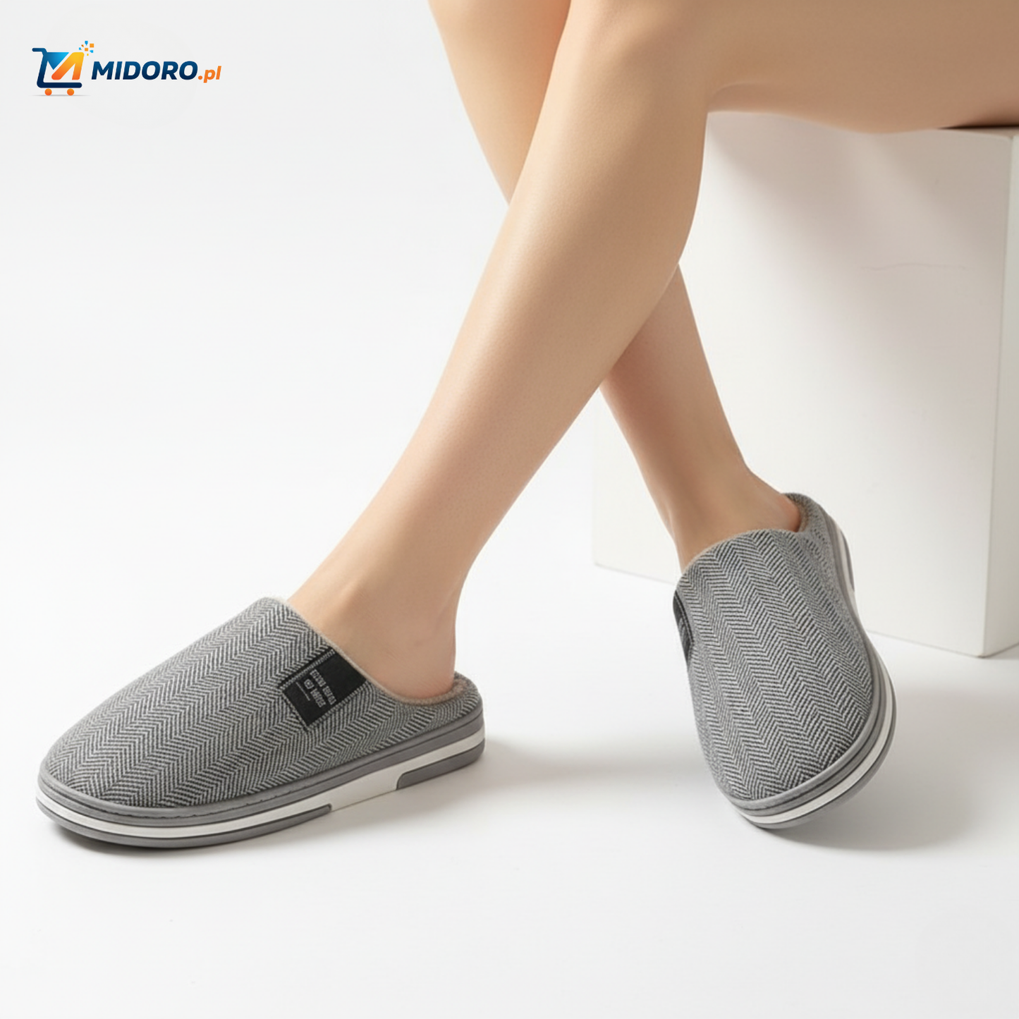 Warmtique™ Kapcie | Miękka bawełna, antypoślizgowe i domowy komfort