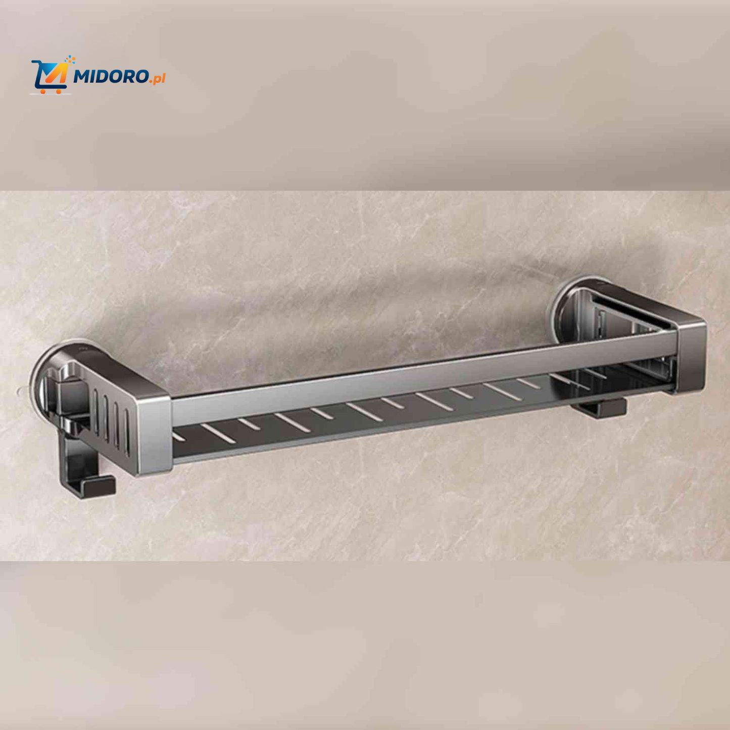 Storiva™ Regał | Montaż na Ścianie, Przyssawka & Bez Wiercenia Koszyk na Przechowywanie