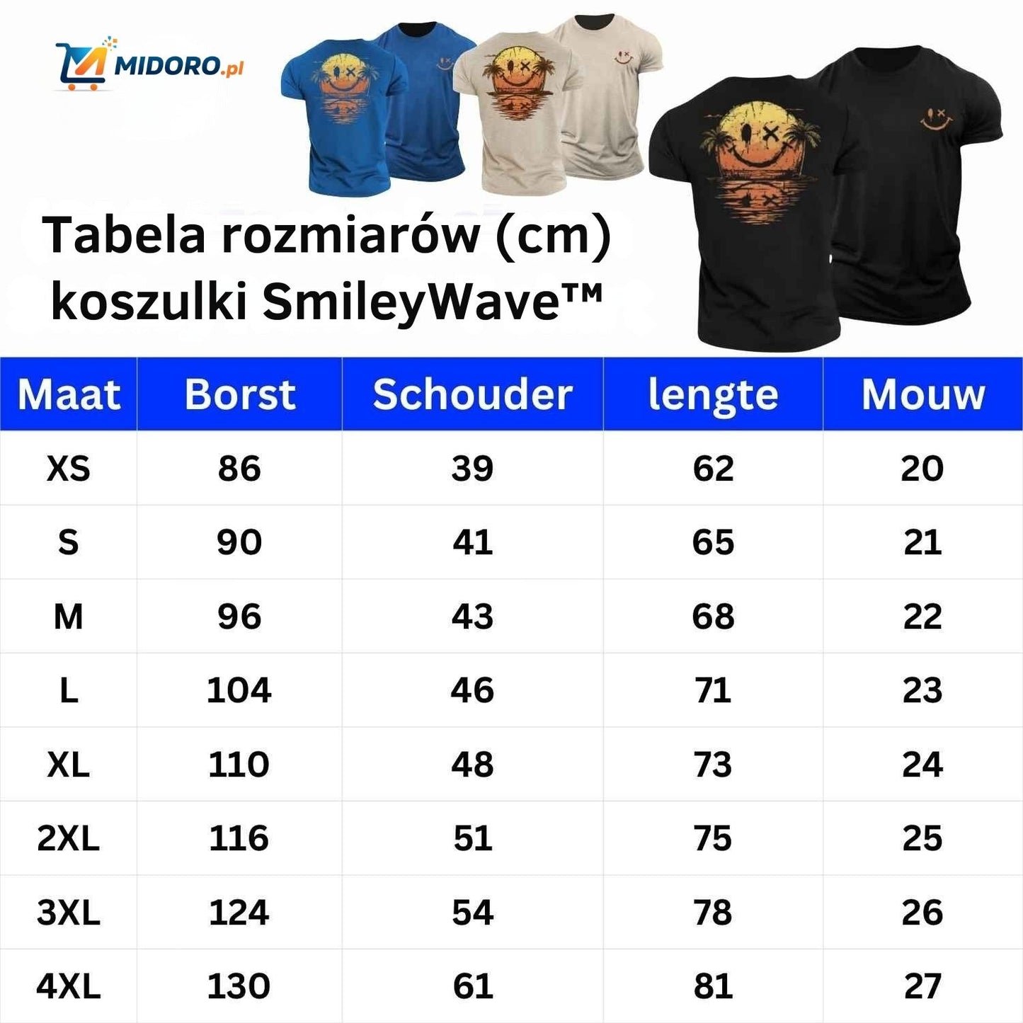 SmileyWave™ T-shirt | Miękka bawełna, wyrazisty design i oddychający