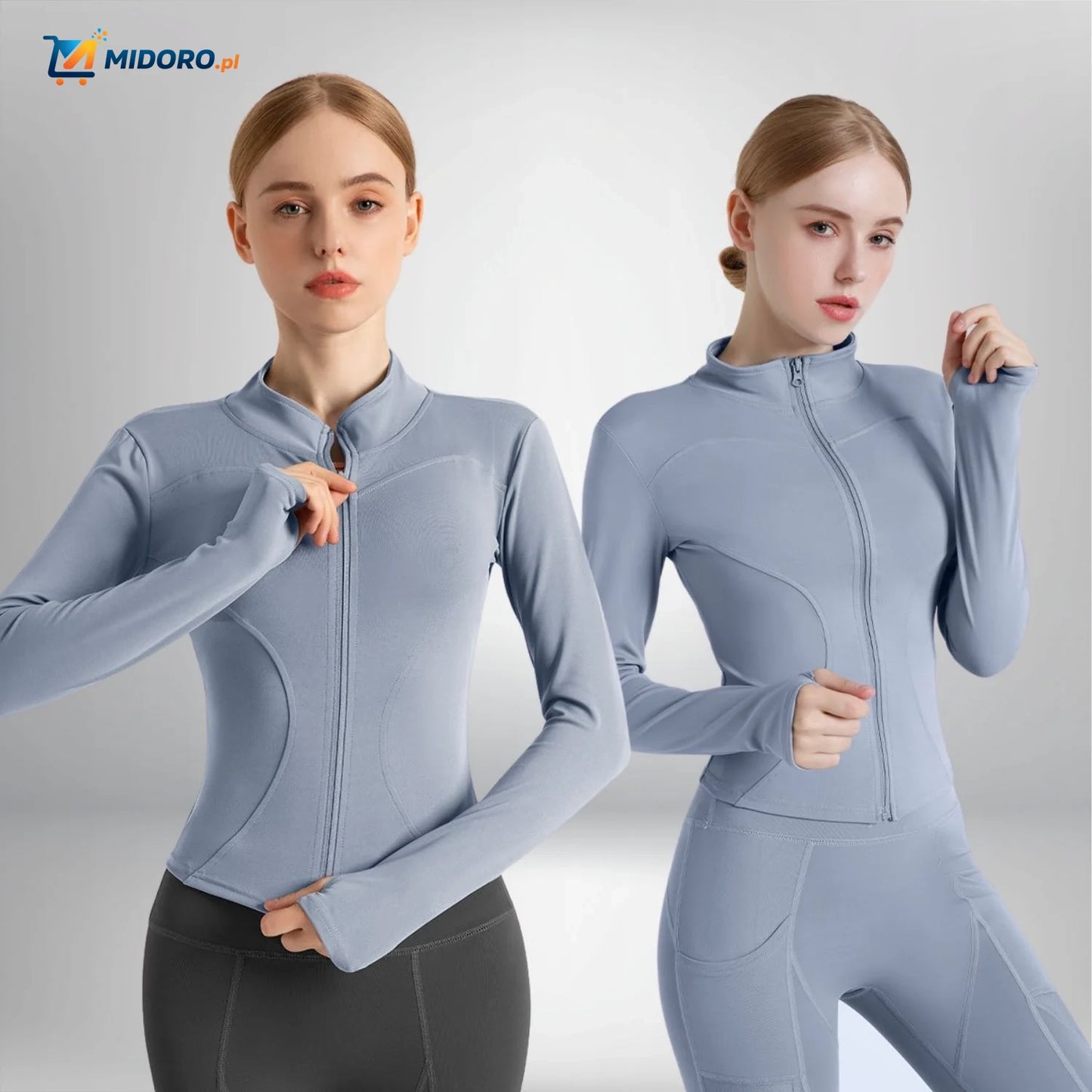 FlexiFit™ Pro Yoga Jas | Smukła, Oddychająca i Wygodna Kurtka Sportowa