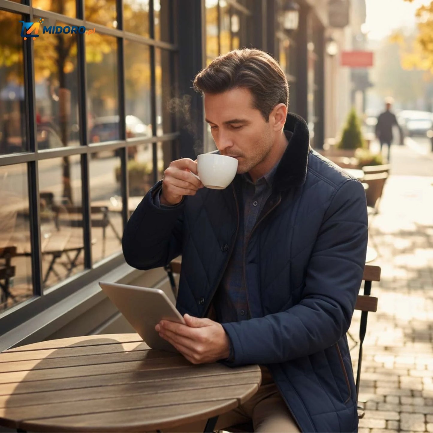 Froston™ Kurtka | Ciepła pikowana kurtka z podniesionym kołnierzem dla mężczyzn