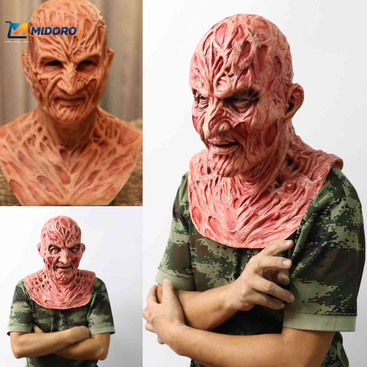 Zombiora™ Maska | Przerażająco realistyczna, wygodna na Halloween