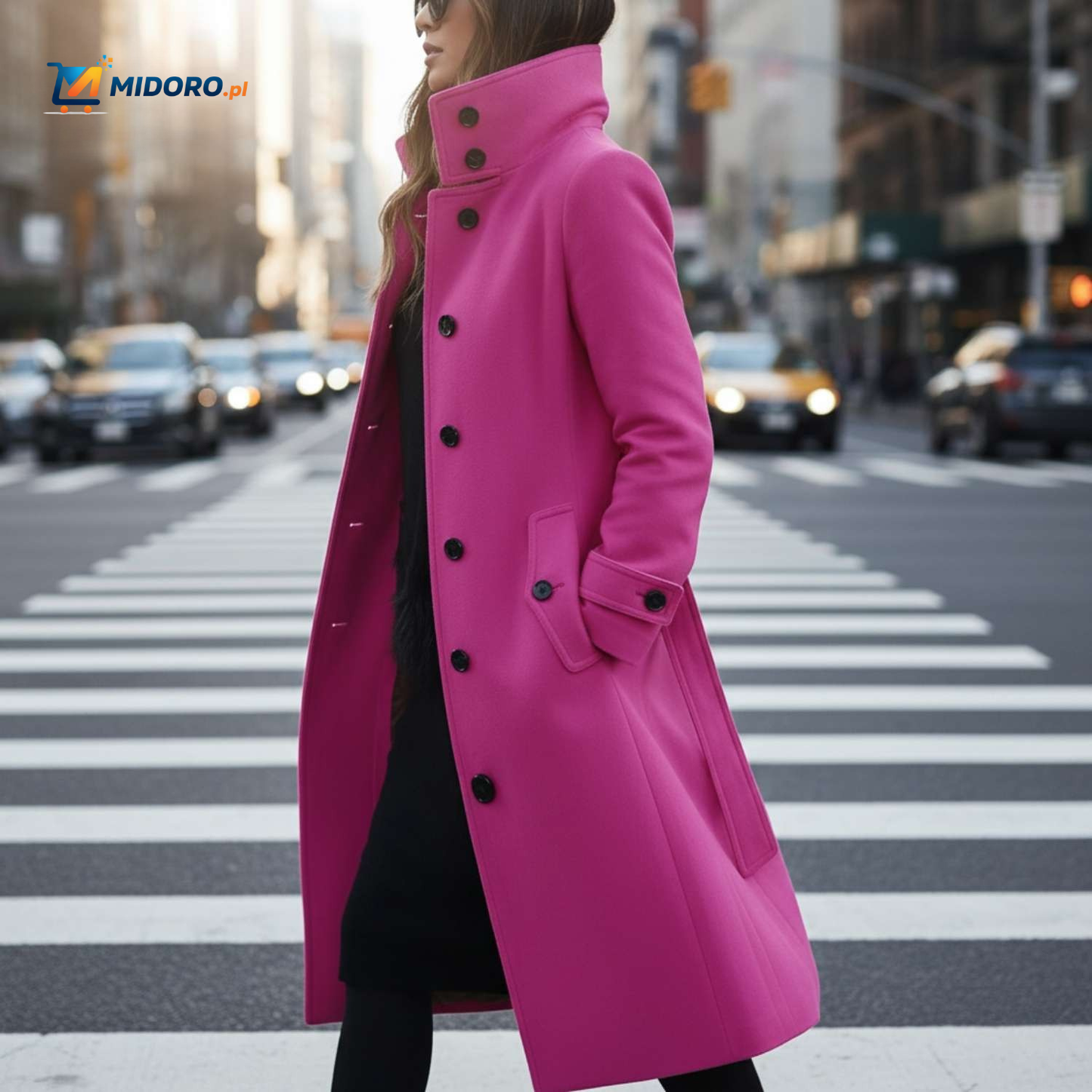 Veloura™ Płaszcz | Elegancki płaszcz z zapięciem na guziki dla kobiet