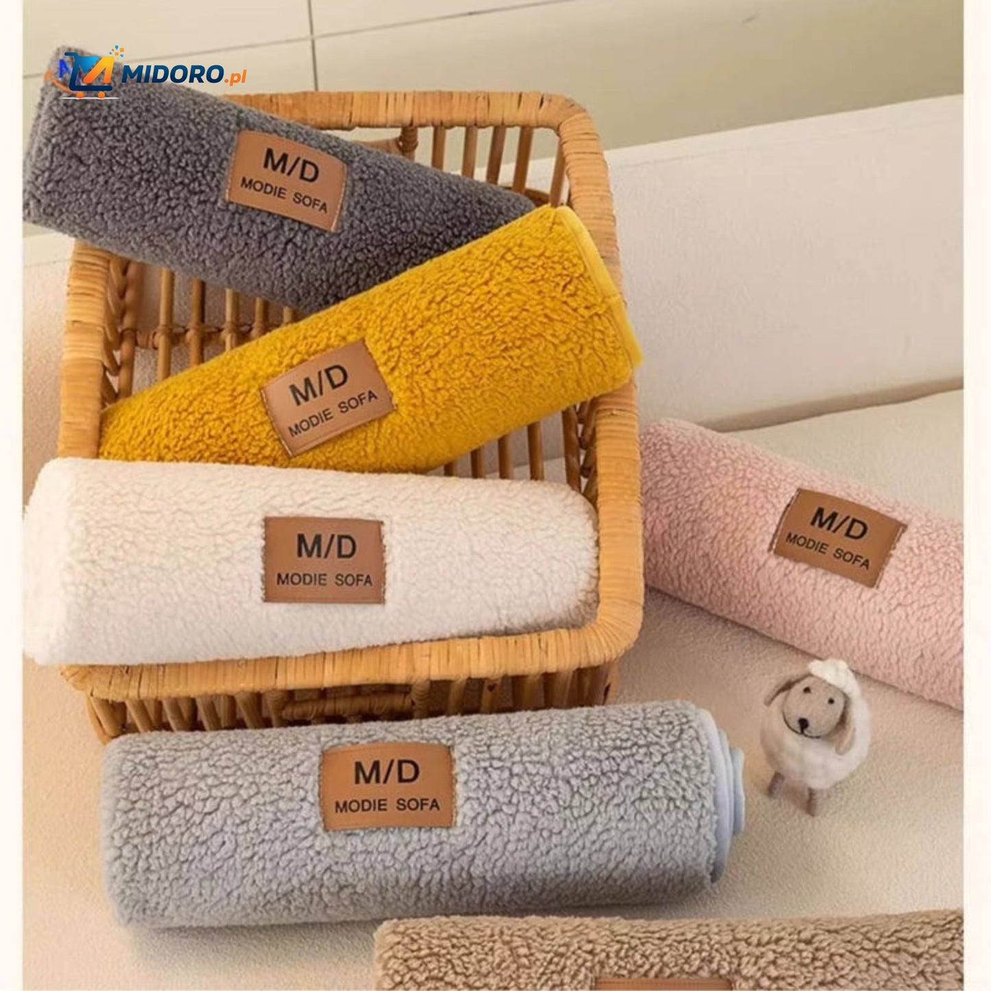 LuxeLamb™ Pokrowiec na Sofę | Miękki Design z Owczej Wełny dla Ciepła i Elegancji!