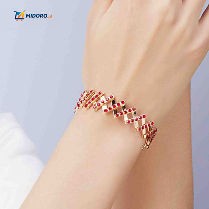 Morphix™ Elastyczny Pierścionek Bransoletka | Magiczny Diamentowy Design – Regulowany 2-7cmØ