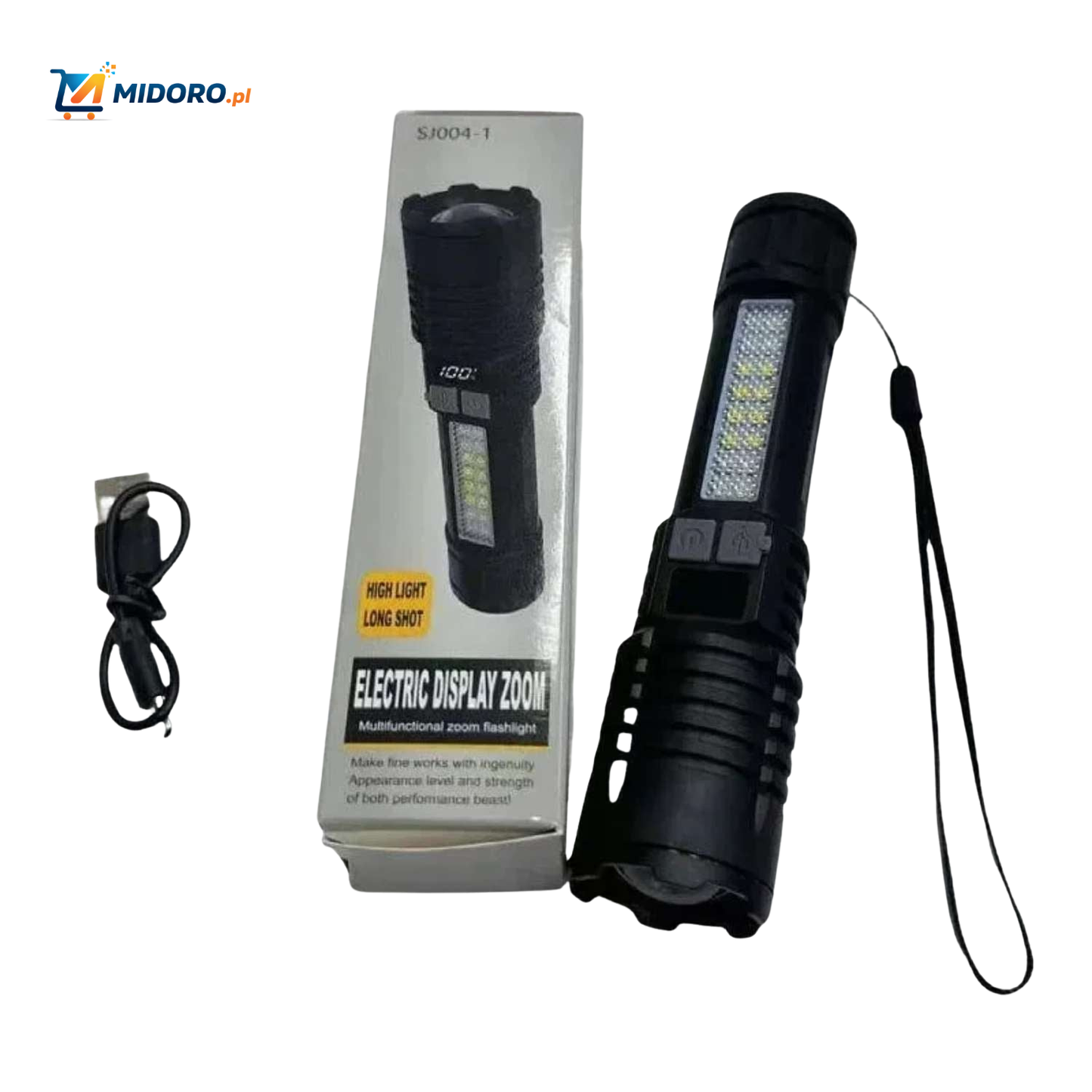 Torchlite™ Latarka | Potężne LED-światło, Ładowalna i Idealna na Zewnątrz!