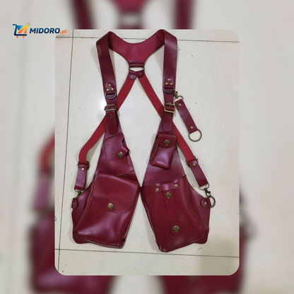 Steampunk™ Torba na ramię | Retro Skórzana Wszechstronna Torba na Przechowywanie!