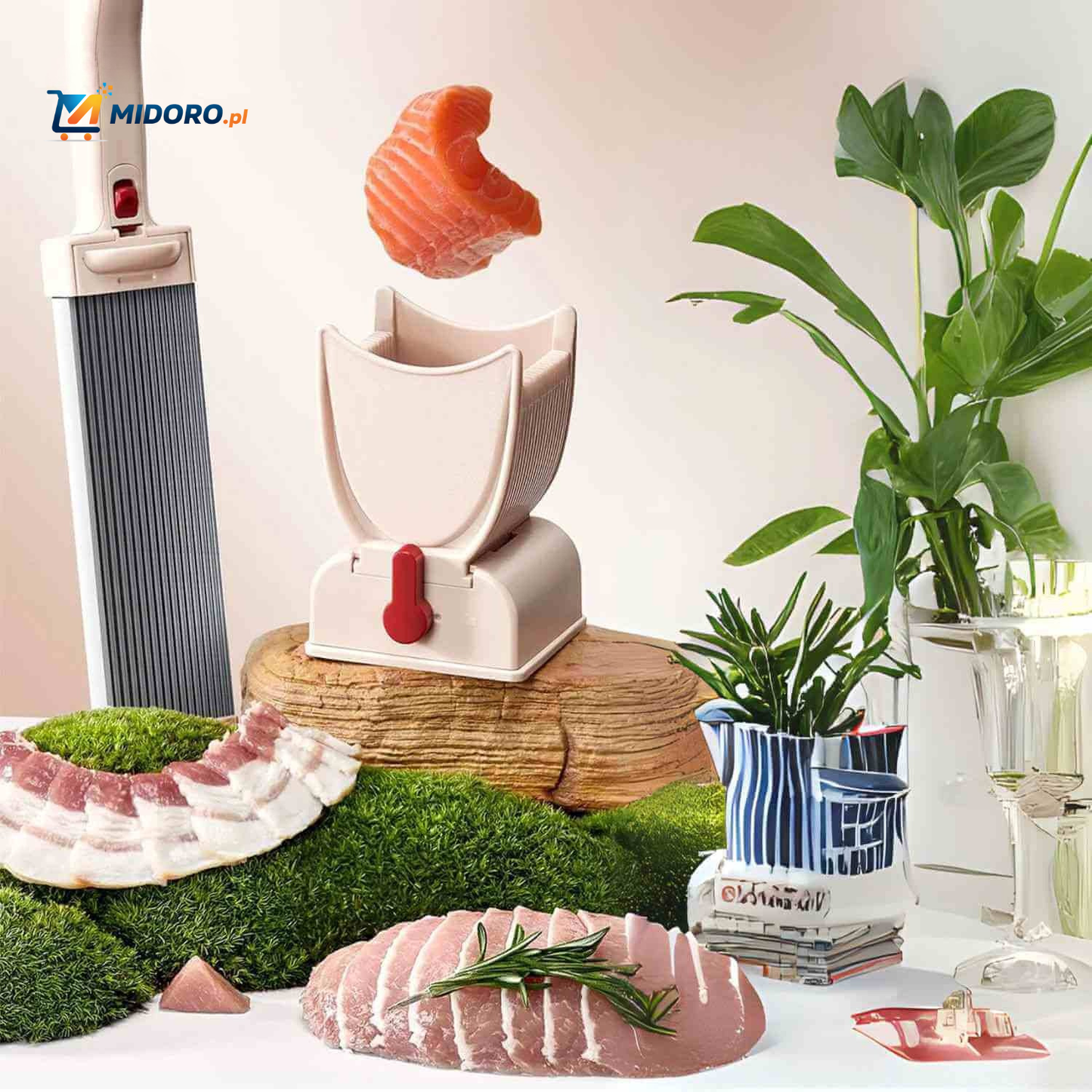 Slicora™ Zestaw do Krojenia Mięsa | Ręczny, Cienkie Plastry & Multi-funkcyjny