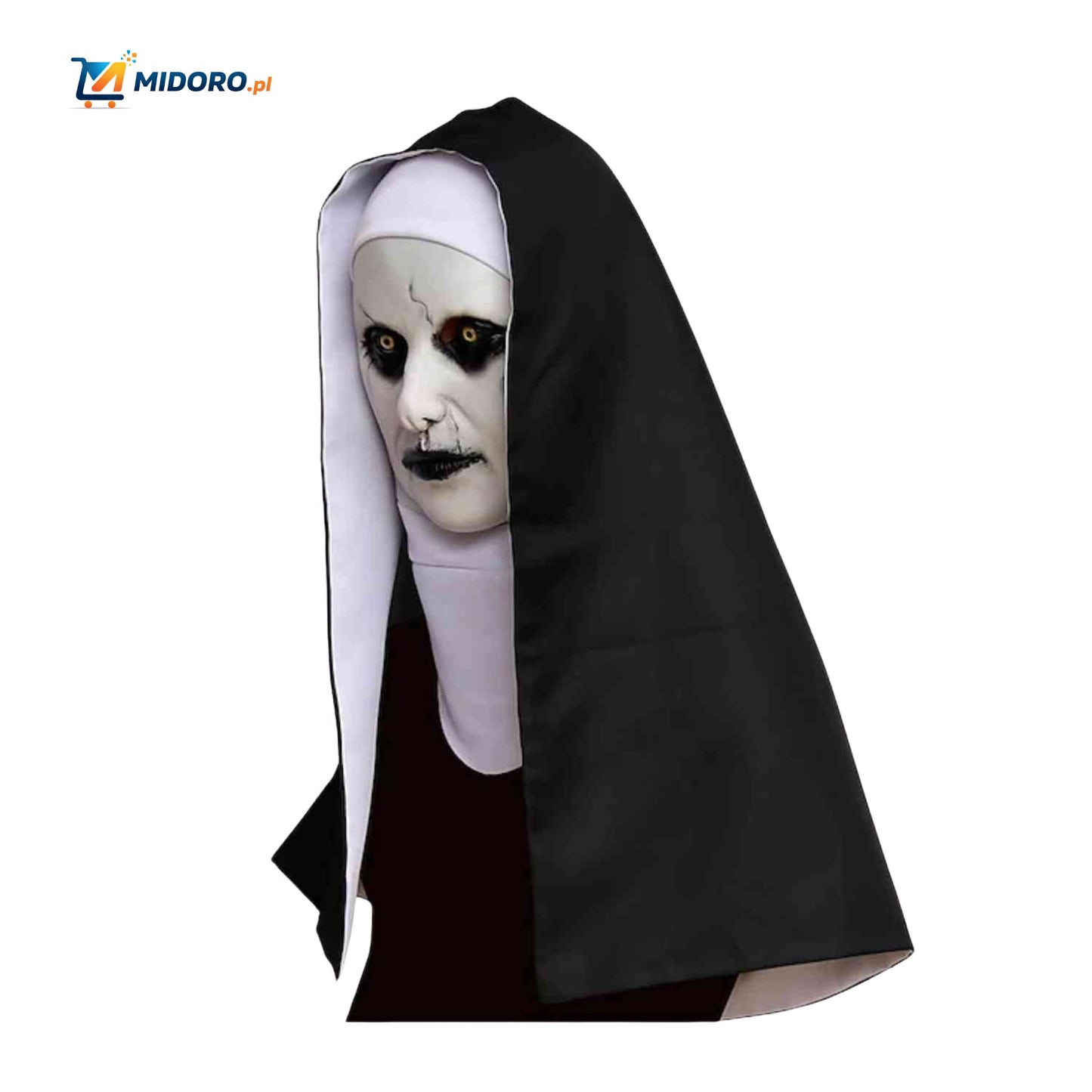 Phantora™ Maska Zakonnicy | Realistyczna, przerażająca i idealna na Halloween