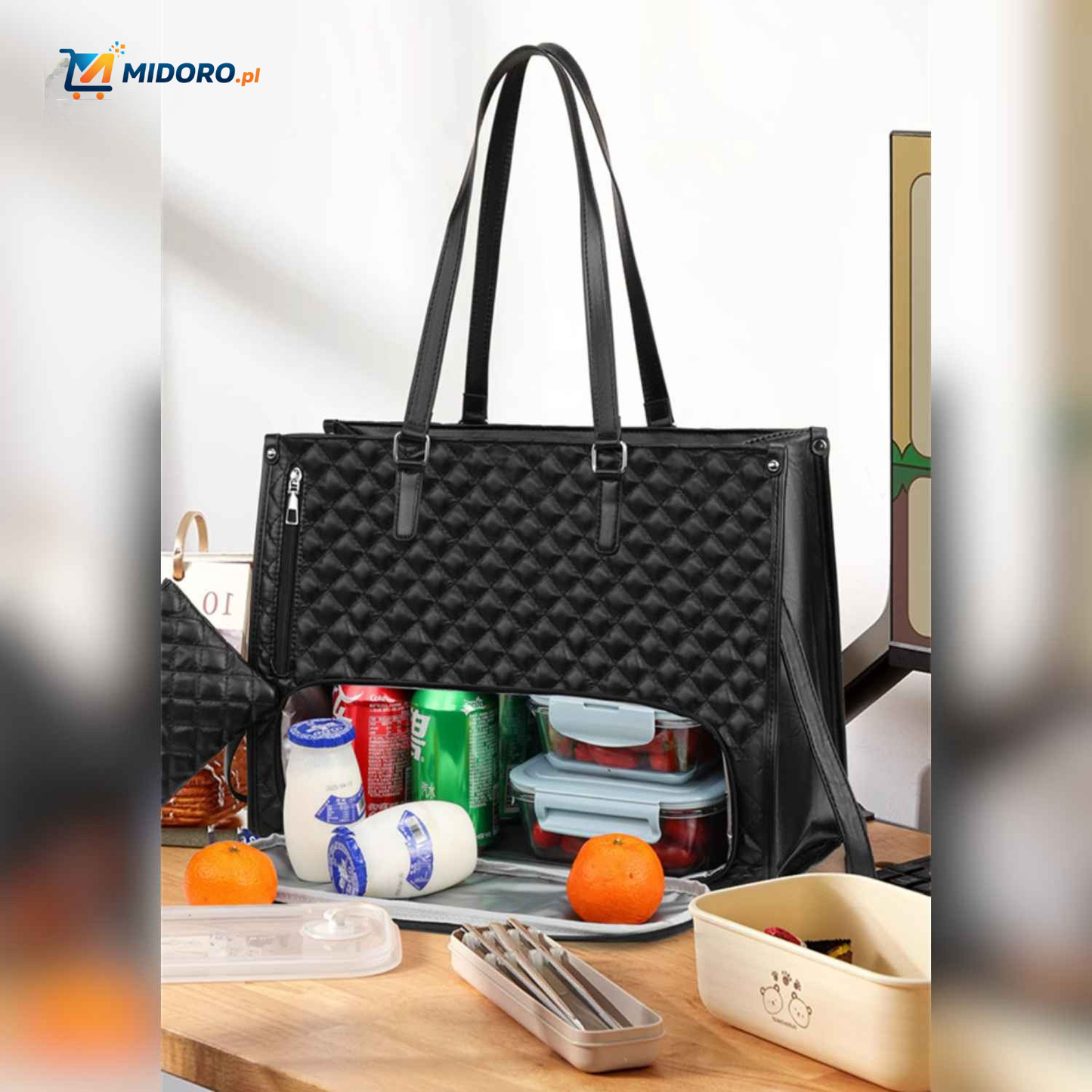 Totezia™ Torba | 2-w-1 Torebka i Torba Chłodząca, Przestronny i Stylowy Design + Darmowa Torebka Wartości 19,95 €