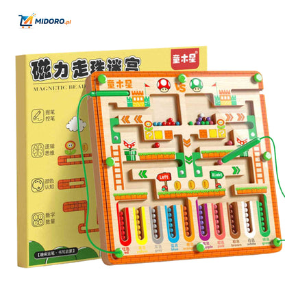 MagnoMaze™ Gra | Logiczne myślenie, motoryka mała i radość z nauki