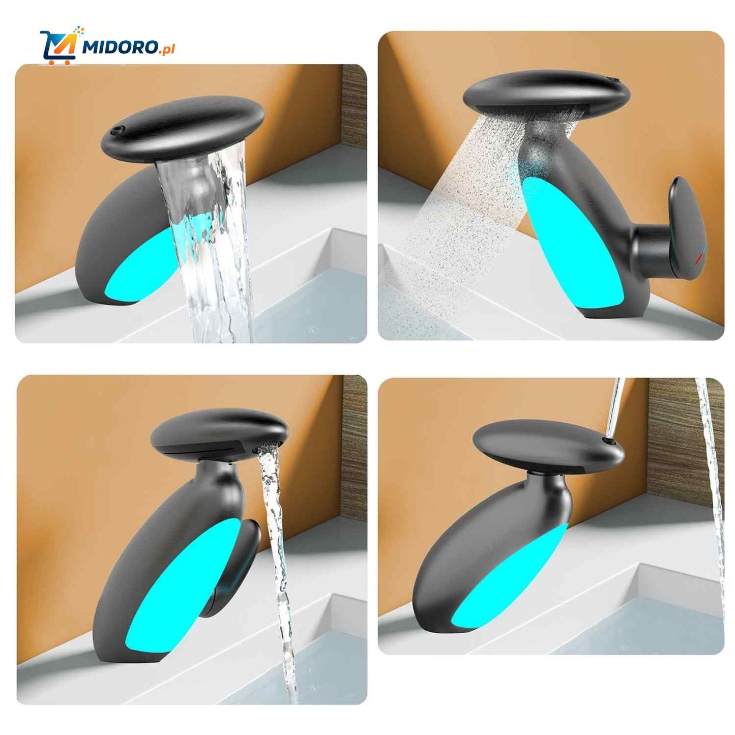 Penguino™ Bateria | Wysuwana, Ciepła/Zimna & Obrotowa z Oświetleniem Nastrojowym