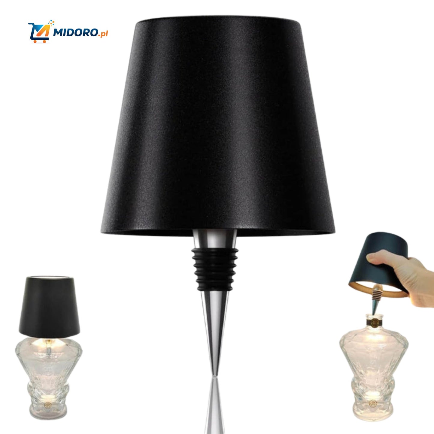 LumaVino™ Lampa Winiarska – Zamień Każdą Butelkę w Czarujące Źródło Światła!