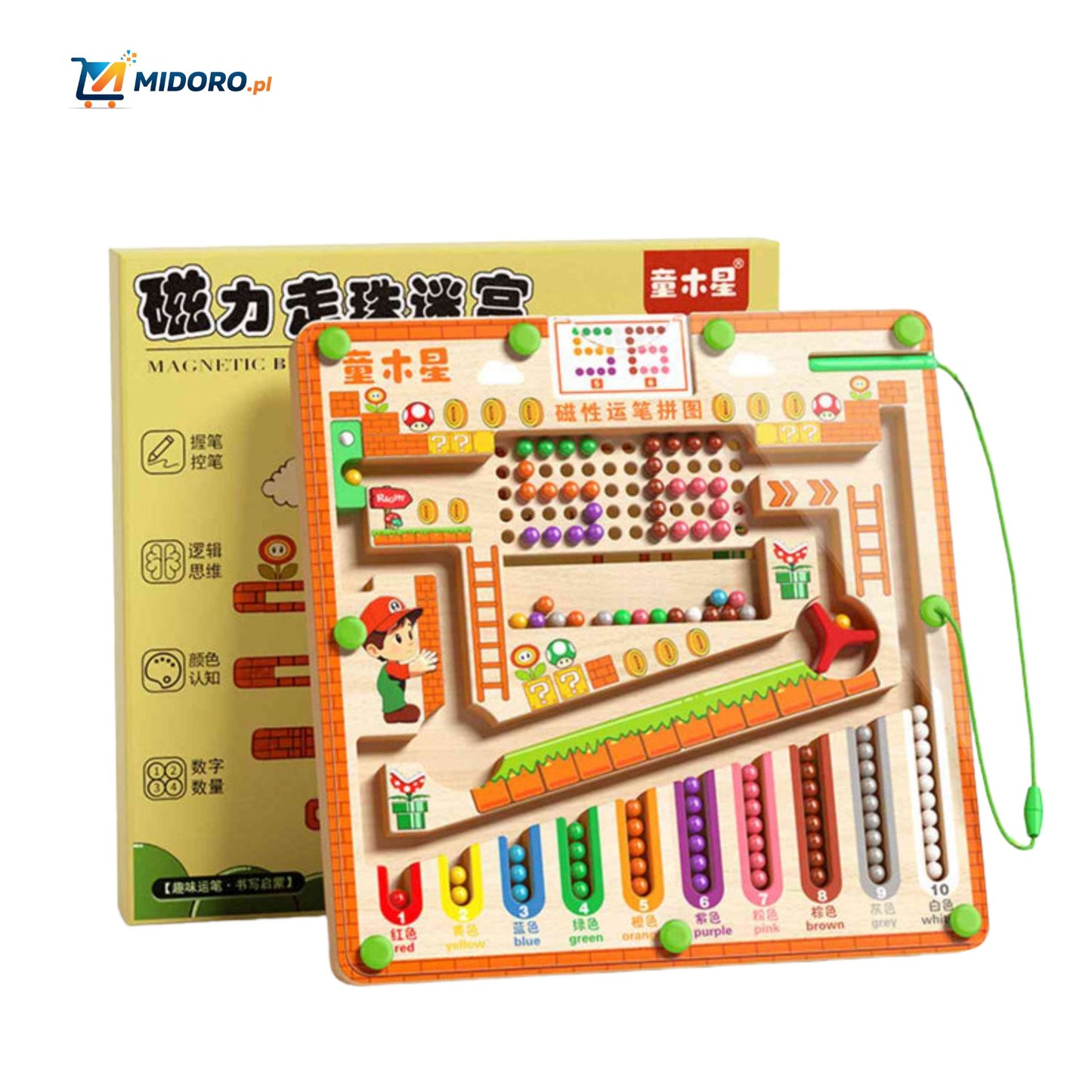 MagnoMaze™ Gra | Logiczne myślenie, motoryka mała i radość z nauki