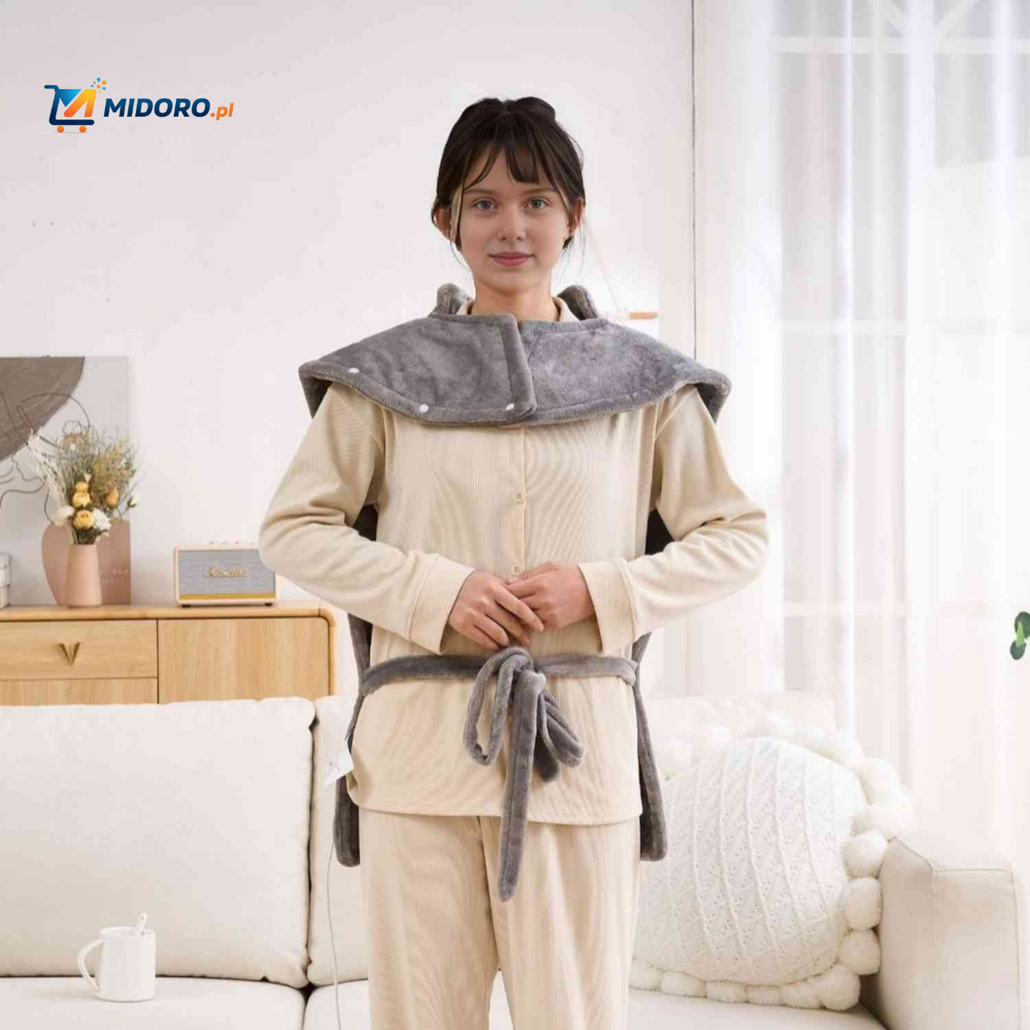 Thermowrap™ Szalik | Ciepło, Relaksacja Szyi i Ramion, Auto-Stop