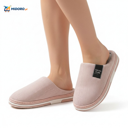 Warmtique™ Kapcie | Miękka bawełna, antypoślizgowe i domowy komfort