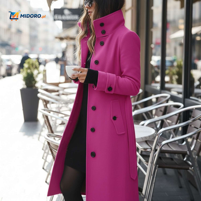 Veloura™ Płaszcz | Elegancki płaszcz z zapięciem na guziki dla kobiet