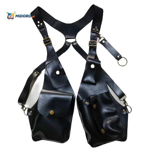 Steampunk™ Torba na ramię | Retro Skórzana Wszechstronna Torba na Przechowywanie!