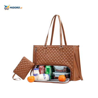 Totezia™ Torba | 2-w-1 Torebka i Torba Chłodząca, Przestronny i Stylowy Design + Darmowa Torebka Wartości 19,95 €
