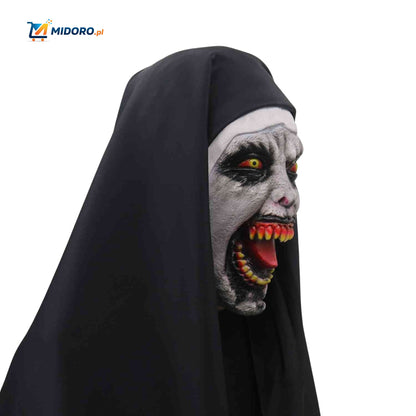 Phantora™ Maska Zakonnicy | Realistyczna, przerażająca i idealna na Halloween