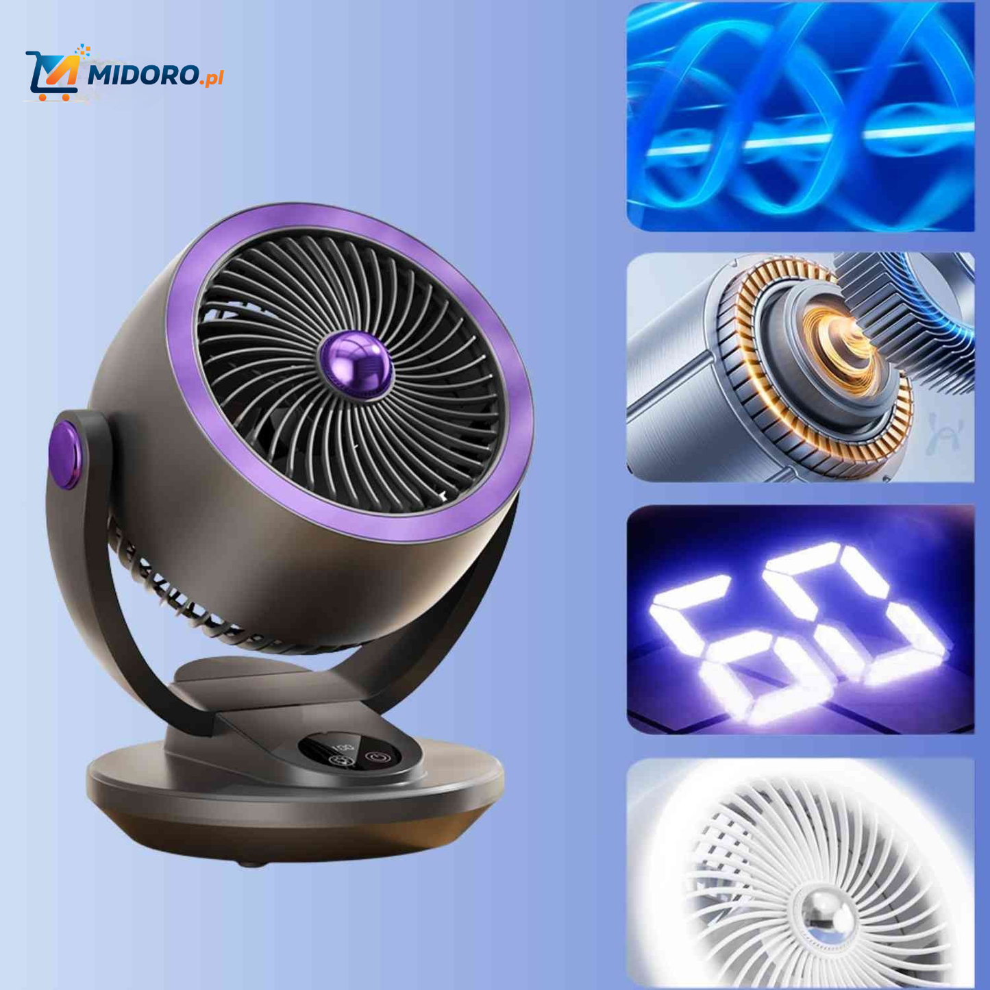 Wentylator Airstream™ | Stylowy, Mocny Wiatr i Cirkulacja