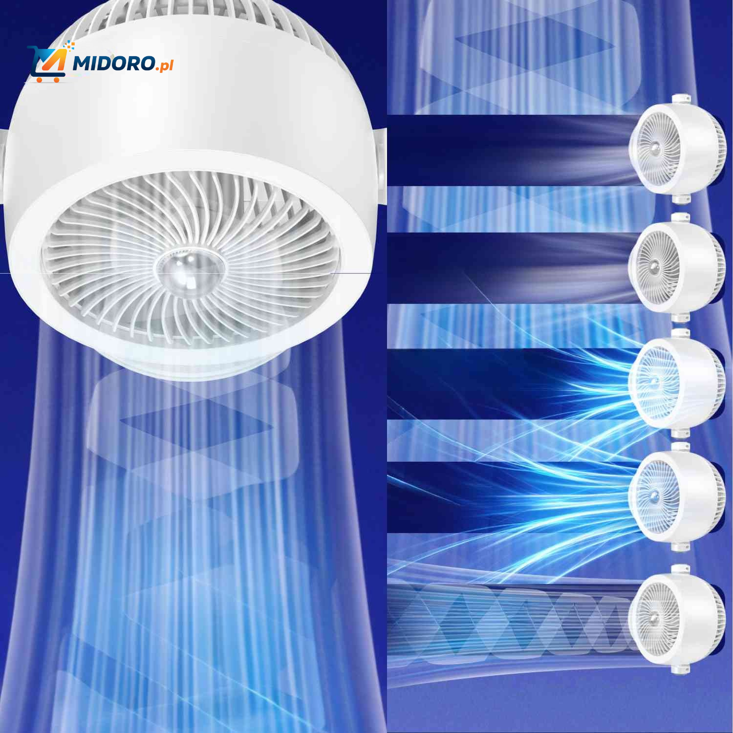 Wentylator Airstream™ | Stylowy, Mocny Wiatr i Cirkulacja