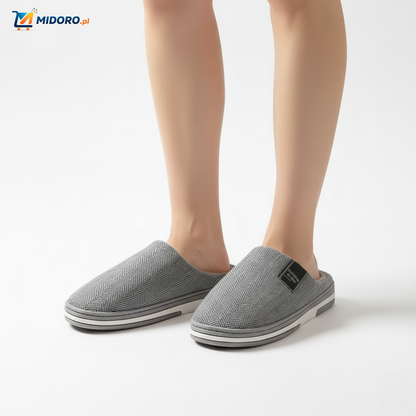 Warmtique™ Kapcie | Miękka bawełna, antypoślizgowe i domowy komfort