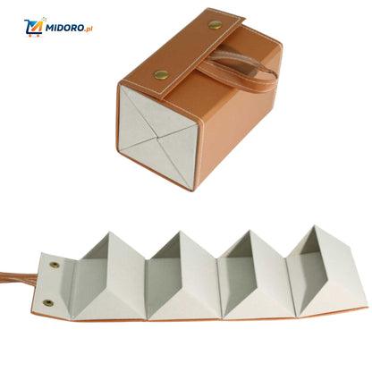 Optigarde™ Etui na okulary | Wielokieszeniowe, Składane i Oszczędzające Miejsce