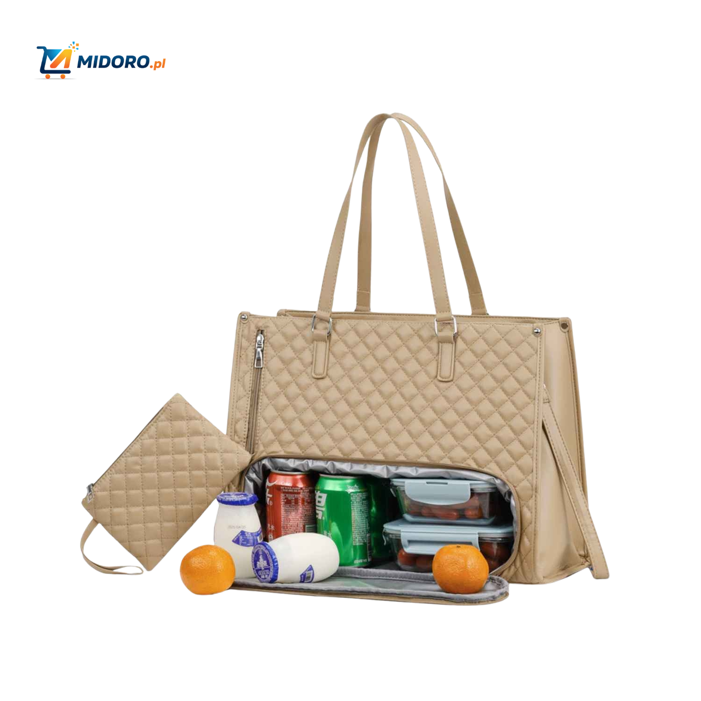 Totezia™ Torba | 2-w-1 Torebka i Torba Chłodząca, Przestronny i Stylowy Design + Darmowa Torebka Wartości 19,95 €