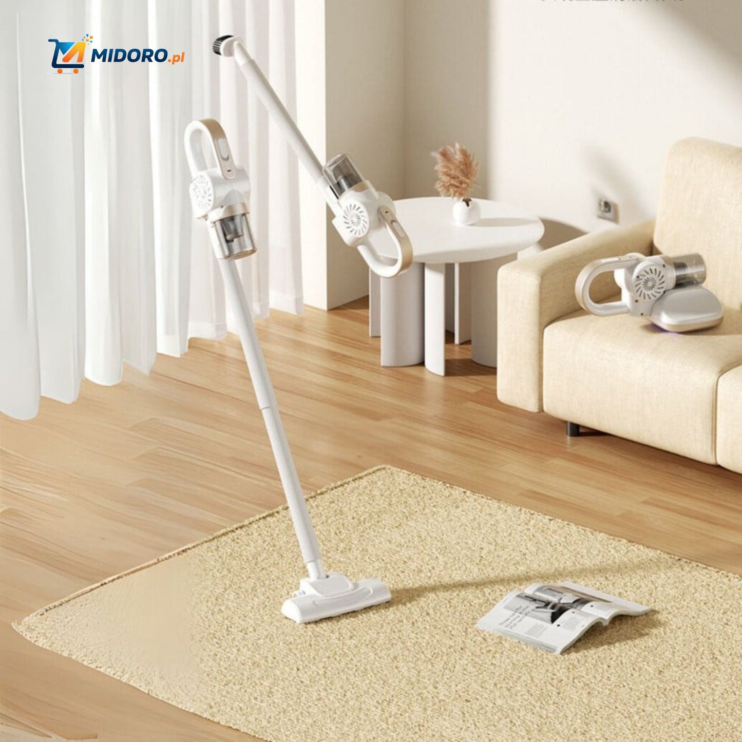 MopVac™ Pro | Bezprzewodowy, Silne Ssanie & Usuwanie Roztoczy!