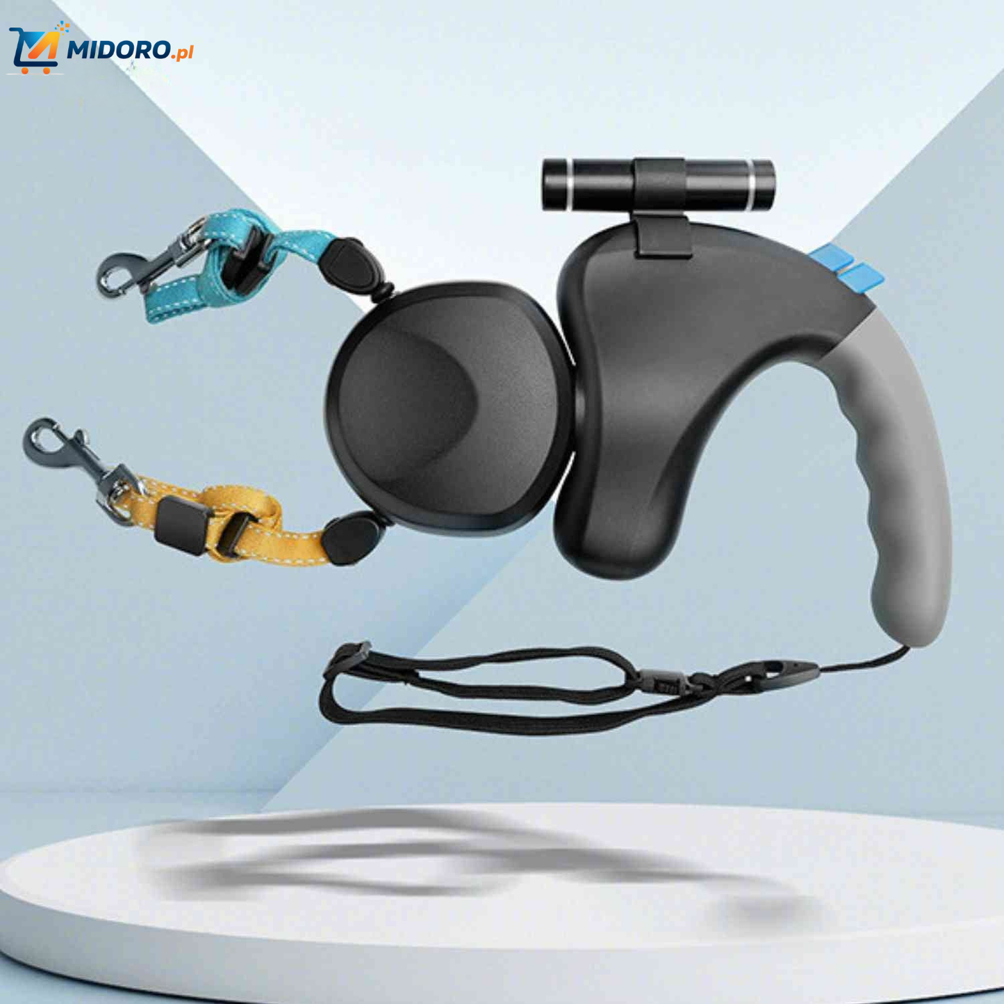 TweeTrek™ Smycz dla psów | Automatyczna, Wciągana & Dla 2 Psów