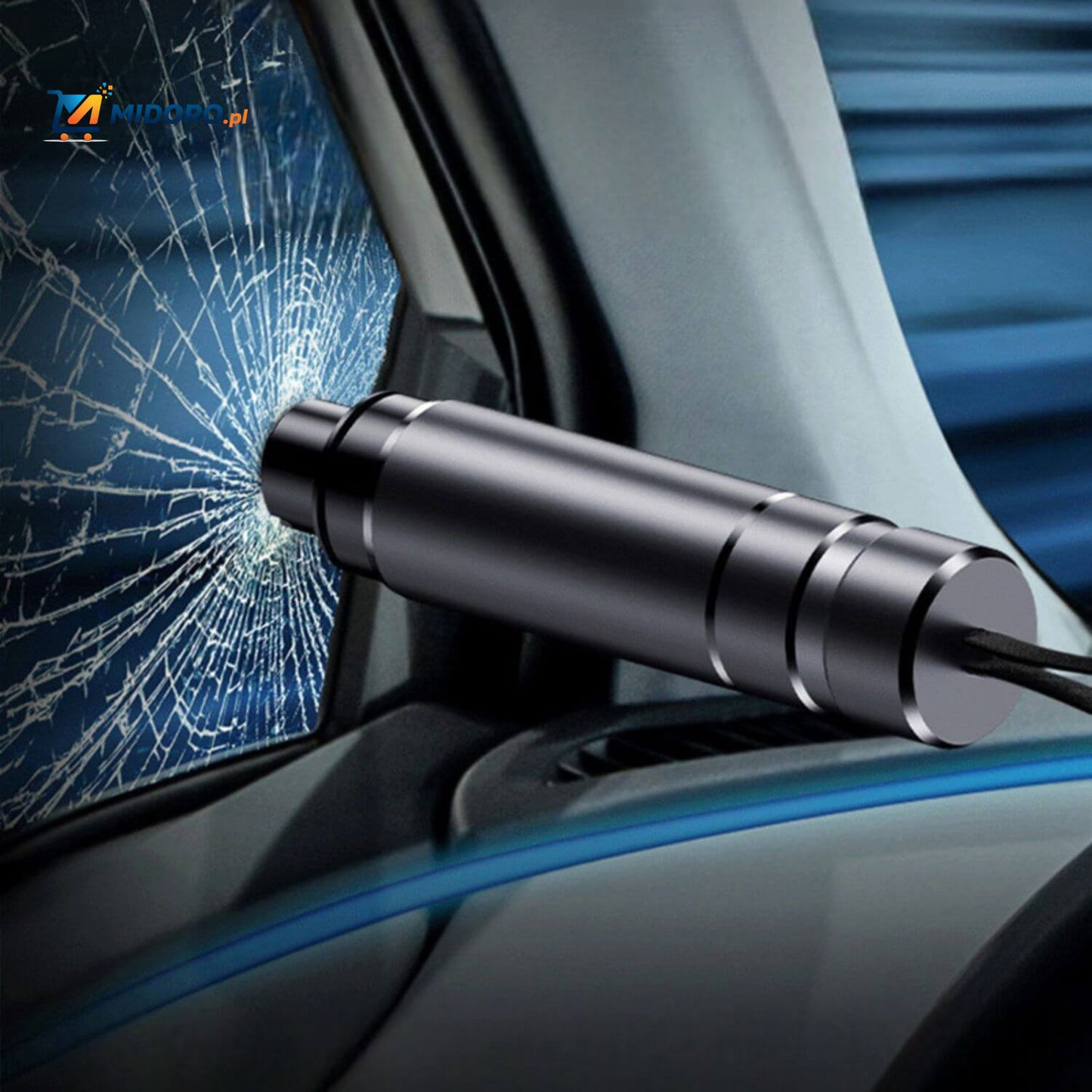 Safekey™ Pro | Nowa Wersja, 3-w-1 Narzędzie Ratunkowe | Łamacza Szyb & Noż do Pasa - 1+1 GRATIS