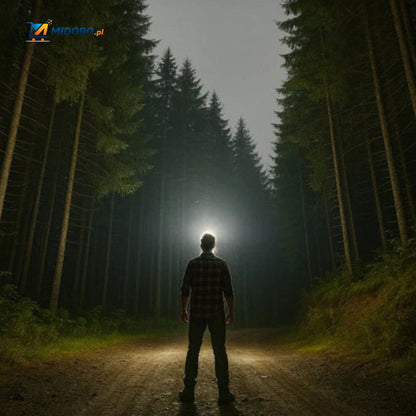 NightRay™ Latarka czołowa | Ultra jasna, ładowalna i lekka