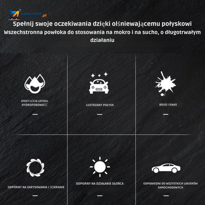 VisiShield™ Auto i Powłoka Szyb | Nano Kryształ Wosk, Wysoki Blask i Ochrona!