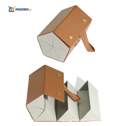 Optigarde™ Etui na okulary | Wielokieszeniowe, Składane i Oszczędzające Miejsce