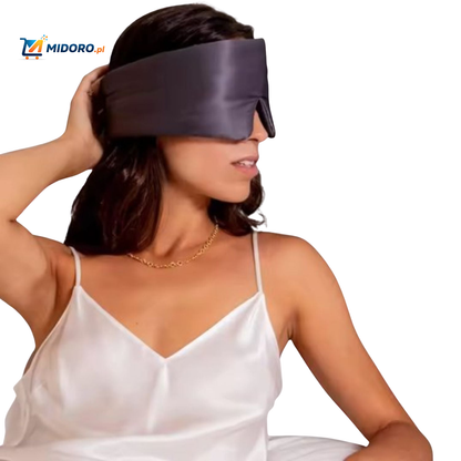 SilkDream™ Maska | Jedwab Morwowy, Miękka i Odwracalna dla Spokojnego Snu!