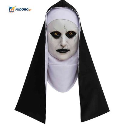 Phantora™ Maska Zakonnicy | Realistyczna, przerażająca i idealna na Halloween