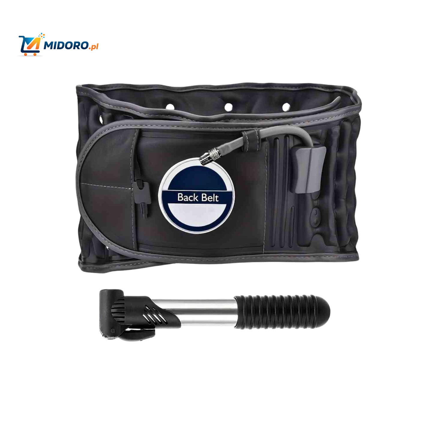 SpineRelief™ Pas | Inflacyjny, Uśmierzanie Bólu Pleców i Wsparcie