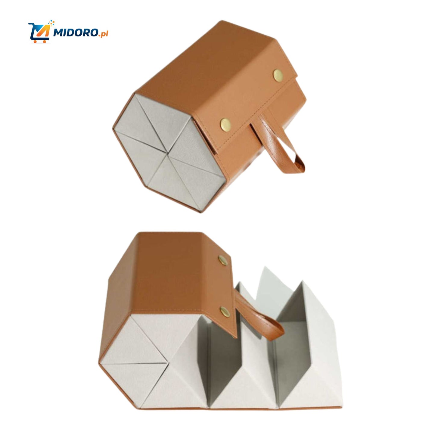 Optigarde™ Etui na okulary | Wielokieszeniowe, Składane i Oszczędzające Miejsce