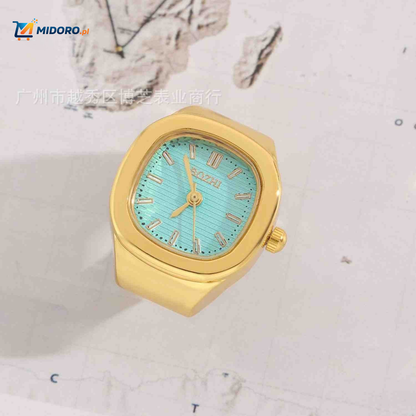 Timora™ Zegarek Pierścionkowy | Unikalny design, wyświetlanie czasu i stylowy dodatek