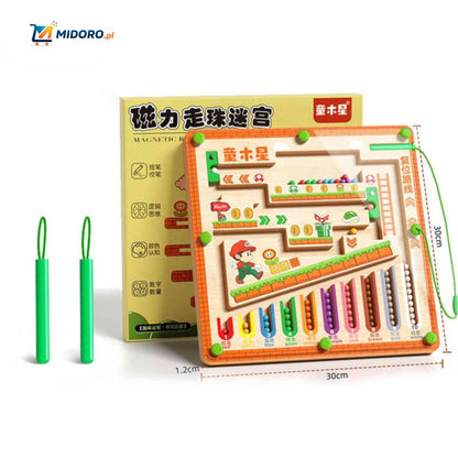 MagnoMaze™ Gra | Logiczne myślenie, motoryka mała i radość z nauki