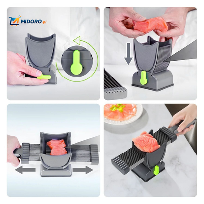 Slicora™ Zestaw do Krojenia Mięsa | Ręczny, Cienkie Plastry & Multi-funkcyjny