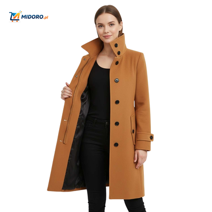 Veloura™ Płaszcz | Elegancki płaszcz z zapięciem na guziki dla kobiet