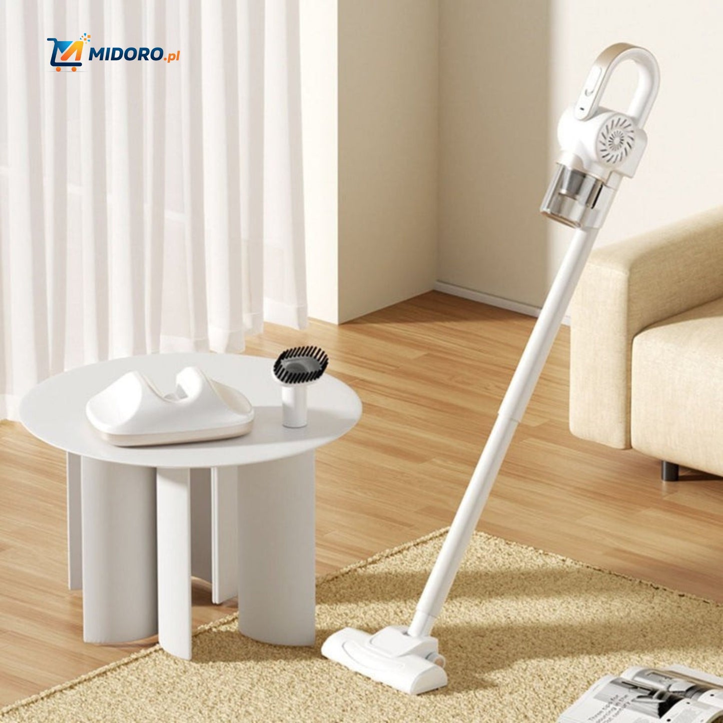 MopVac™ Pro | Bezprzewodowy, Silne Ssanie & Usuwanie Roztoczy!