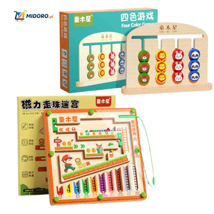 MagnoMaze™ Gra | Logiczne myślenie, motoryka mała i radość z nauki