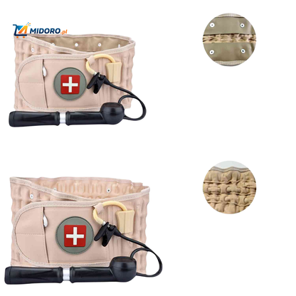 SpineRelief™ Pas | Inflacyjny, Uśmierzanie Bólu Pleców i Wsparcie