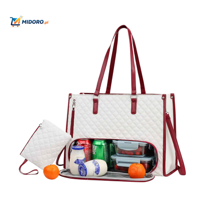 Totezia™ Torba | 2-w-1 Torebka i Torba Chłodząca, Przestronny i Stylowy Design + Darmowa Torebka Wartości 19,95 €