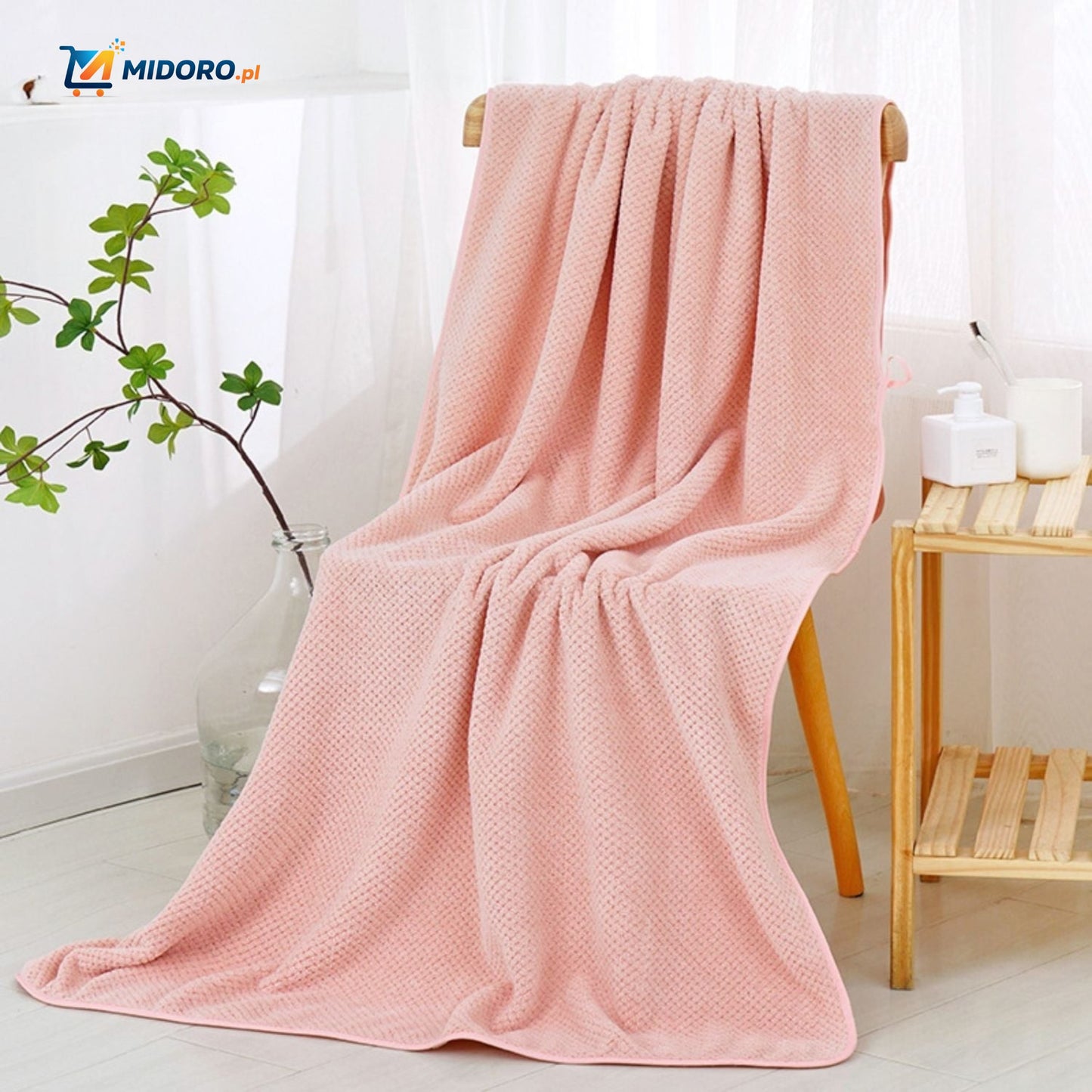 Ręcznik kąpielowy PineappleGrid™ | Szybko schnie, wchłania, idealny na prezent!