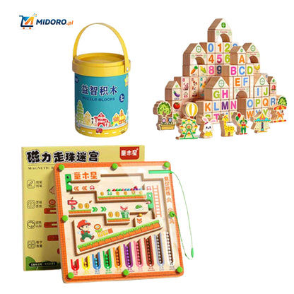 MagnoMaze™ Gra | Logiczne myślenie, motoryka mała i radość z nauki